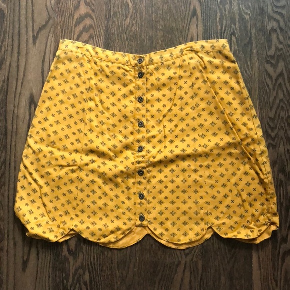 Cooperative Skirts Cooperative Scalloped Skirt Poshmark